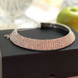 Rhinestone Choker Necklace